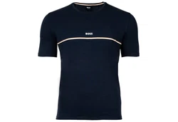 BOSS Herren T-Shirt Unique T-Shirt Dunkelblau