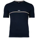 BOSS Herren T-Shirt Unique T-Shirt Dunkelblau