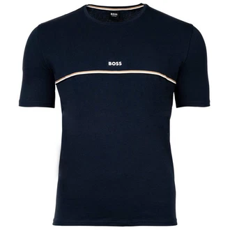 BOSS Herren T-Shirt Unique T-Shirt Dunkelblau BOSS Herren T-Shirt Unique T-Shirt Dunkelblau