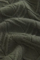 Next Rundhalspullover Regular Fit Signature Dunkelgrün/Grün