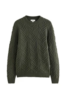 Next Rundhalspullover Regular Fit Signature