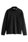 Next Langarmshirt mit Rollkragen Schwarz/Dunkelgrau