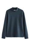 Next Langarmshirt mit Rollkragen Dunkelblau/Grau/Blau