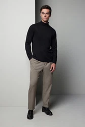 Next Langarmshirt Essential T-Shirt mit Rollkragen Schwarz