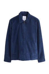 Hemdjacke Co-Ord Hemdjacke mit Reiverschluss, Baumwolle (1-St)