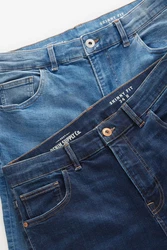 Next Skinny-fit Jeans 2er-Pack Blau/Hellblau/Dunkelblau