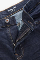 Next Slim-fit Jeans (2-tlg) Dunkelblau/Schwarz