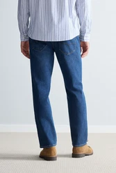 Next Straight-Jeans Signature Straight Fit Jeans Blau/Hellblau