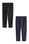 Next Straight Jeans (2er-Pack) Dunkelblau/Blau Next Straight Jeans (2er-Pack) Dunkelblau/Blau