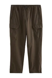 Next Cargohose Ripstop Funktionsmaterial Khaki/Dunkelgrün