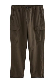 Next Cargohose Ripstop Funktionsmaterial Khaki/Dunkelgrün