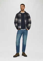 s.Oliver Strickpullover mit Raglanärmeln Dunkelblau