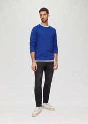s.Oliver Strickpullover mit Raglanärmeln Blau/Hellblau