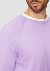 s.Oliver Strickpullover mit Raglanärmeln Lila