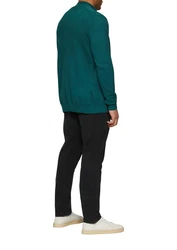 s.Oliver Outdoorjacke Strickjacke mit Stehkragen Türkis/Grün/Dunkelgrün