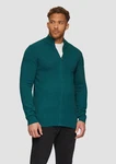 s.Oliver Outdoorjacke Strickjacke mit Stehkragen Türkis/Grün/Dunkelgrün