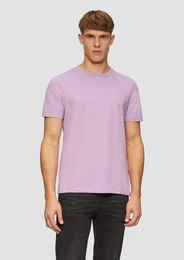 Kurzarmshirt Softes T-Shirt mit Crewneck und Logo-Detail Artwork