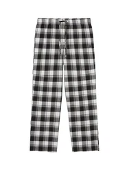 Marc O'Polo Pyjamahose Homey Flanell Dunkelgrau/Weiß/Schwarz/Grau/Braun