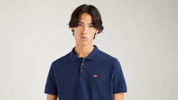 LEVI'S Poloshirt 'Housemark Polo' dunkelblau/feuerrot/weiß