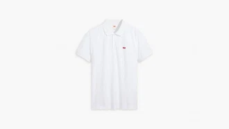 LEVI'S Poloshirt 'Housemark Polo' feuerrot/weiß