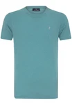 Jacey Quinn Poloshirt T-Shirt Blau/Türkis/Hellblau