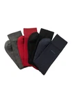 BOSS Socken 3P RS GiftSet Uni CC nachtblau/dunkelgrau/kirschrot/schwarz