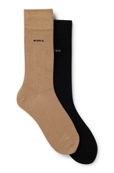 BOSS Businesssocken (Packung, 2-Paar) Beige/Khaki/Braun