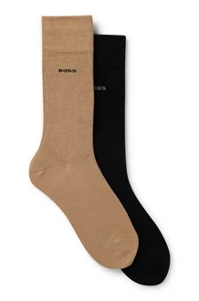 BOSS Businesssocken (Packung, 2-Paar) Beige/Khaki/Braun