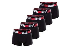 DIESEL Herren Boxershorts 5er Pack UMBX-DAMIENFIVEPACK rot/schwarz/weiß
