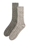 Next Thermosocken 2er-Pack Grau/Beige/Braun