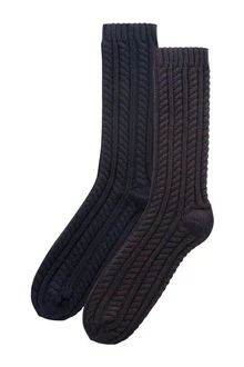 Next Thermosocken 2er-Pack Schwarz/Dunkelblau/Blau