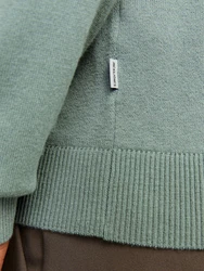 JACK & JONES Pullover 'JJEEmil' Grün/Hellgrün/Hellblau/Türkis