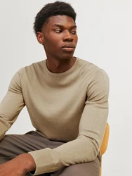 JACK & JONES Pullover JJEEmil Khaki/Beige/Braun