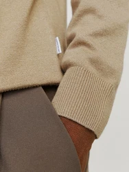 JACK & JONES Pullover JJEEmil Khaki/Beige/Braun