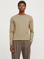 JACK & JONES Pullover JJEEmil Khaki/Beige/Braun