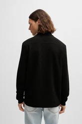 BOSS Poloshirt Petempestolong Schwarz/Braun/Dunkelblau