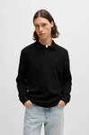 BOSS Poloshirt Petempestolong Schwarz/Braun/Dunkelblau