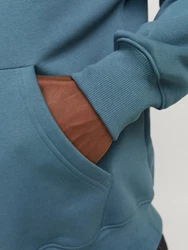 Jack & Jones Kapuzensweatshirt JJEURBAN EDGE SWEAT HOOD NOOS Blau/Grau/Dunkelblau/Hellblau