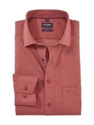 OLYMP Businesshemd Luxor modern fit Rot/Dunkelrot