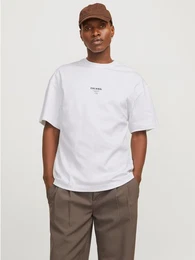 Rundhalsshirt JJEURBAN EDGE STUDIO TEE SS O-NECK NOOS mit Front und Back Print