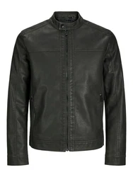 Jack & Jones Jacke JJEWarner (1-St) Dunkelgrün/Dunkelgrau