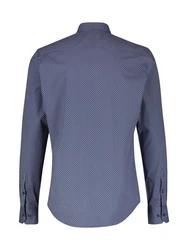 LERROS Langarmhemd Dunkelblau/Hellblau/Blau/Grau