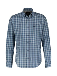 Karohemd Kariertes Herrenhemd mit Button-down-Kragen