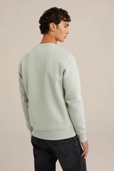 WE Fashion Sweater Hellgrün/Hellblau/Grün