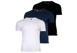 Diesel T-Shirt 3er Pack RANDAL Unterhemd Schwarz/Blau/Wei