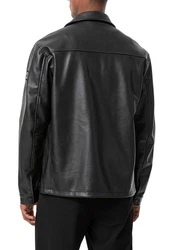 RedBridge Lederimitatjacke Schwarz/Rot