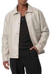RedBridge Lederimitatjacke Beige/Braun/Khaki/Hellgrau
