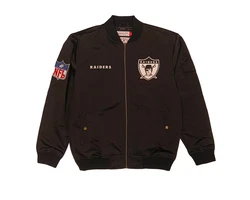 Mitchell & Ness Collegejacke NFL Raiders Dunkelbraun/Braun/Khaki/Schwarz/Dunkelrot/Dunkelblau/Grau