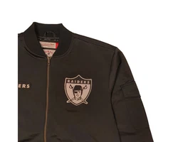 Mitchell & Ness Collegejacke NFL Raiders Dunkelbraun/Braun/Khaki/Schwarz/Dunkelrot/Dunkelblau/Grau