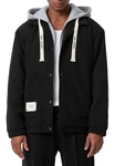 RedBridge Winterjacke mit Kapuze Schwarz